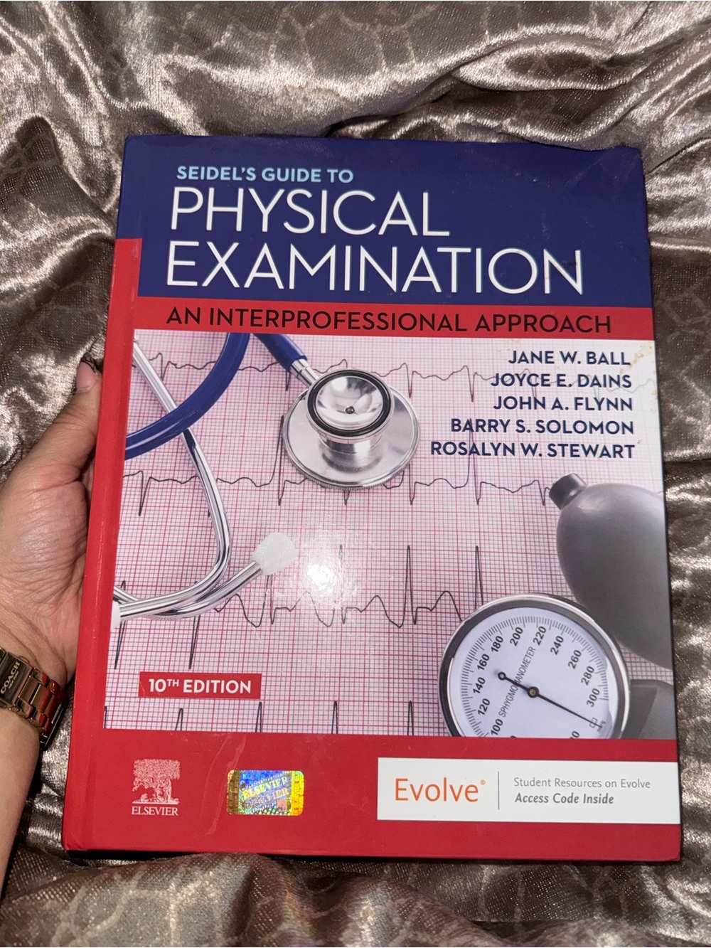 Seidel's Guide to Physical Examination - Red/Blue Hardcover (Elsevier)